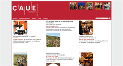 Desktop Screenshot of caue21.fr