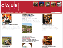 Tablet Screenshot of caue21.fr